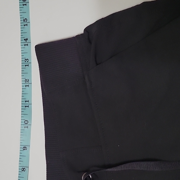 Athleta Midtown mid- rise trouser wide leg black athletic pants women's size 0 - Picture 11 of 15